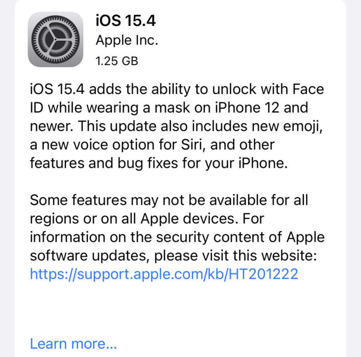 ios 15 4 update new 707x700 1