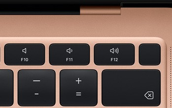 macbook air keyboard no touch bar 1