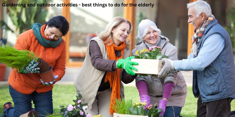 Gardening and outdoor activities - best things to do for the elderly